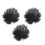 Elastischer Fell-Windschutz für Mini-Lavaliermikrofon, 3er Pack, Ø 1 cm 2