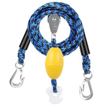 Water Ski Tow Harness, Heavy-Duty Connector, Quick-Attach Rope, High-Strength Tubing Harness, 4-Rider Towing Lines