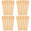200 Pcs Bee Tube Natural Reed Pole Degradable 7