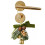 (B)Xmas Tree Hanging Charm Dual-Purpose Festive Charm for Winter Display 1