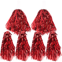 12 Pcs Reusable Cheerleading Hand Flower Balls Pompoms For Matches