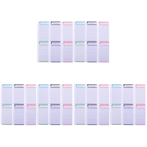 3 Count Convenient Budget Papers Wallet Expense Tracking Budgeting 1