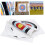 Archery Target Paper 40x40 cm 20 Pieces Replaceable Full Ring Target Paper for Archery Practice and Training 4