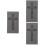 3 Count Graphite Mold Melting Tools Crucible Molds For 8