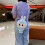 (Blue) Cute Labubu Crossbody Bag 2