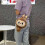(Light brown) Cute Labubu Crossbody Bag 2