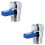 2pcs Shower Pressue Quick Control Shut Off For Bidet 6