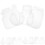 40 Pcs Transparent Glassware Jar Bottle Shape Stickers For Scrapbook 1