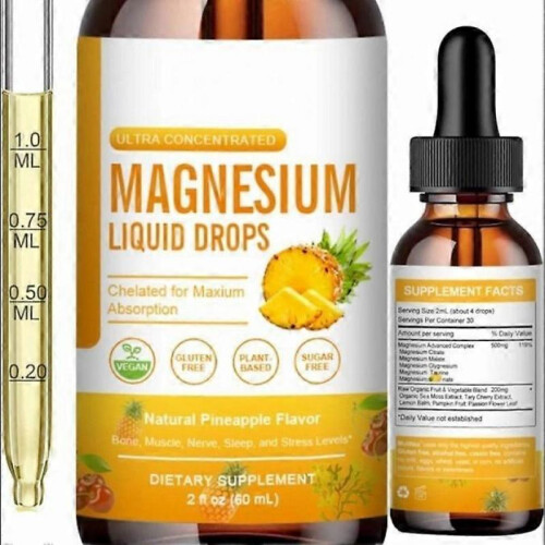 (2pc) 1-3x Magnesium Complex Supplement Liquid Drops 2