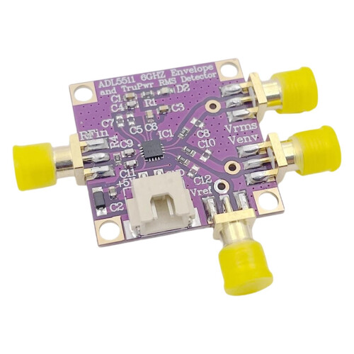 6GHz Detector Module Multipurpose Sturdy Compact 47 dB Detection 130 MHz AM Demodulator RMS Detector