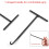 Motorcycle Exhaust Spring Hook T-Shaped Handle - Exhaust Pipe Spring Puller Installer Tool For Motorcycle Vehicles 4