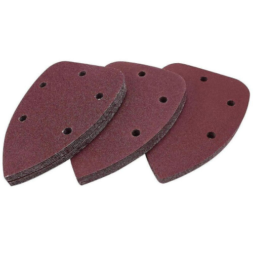 30Pcs 60+80+120 Grit Sanding Sheets Disk Sandpaper compatible Black & Palm Sander