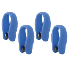 4pcs Blue Thumb Shape Acupressure Clips with Magnet for Stress Relief