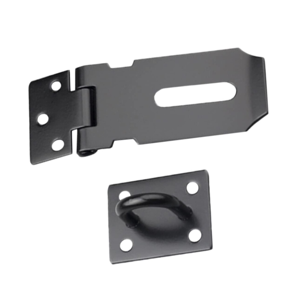 Lock Buckle Door Hasp 2 Pack, Heavy Duty Stainless Steel, For Gates and Cupboards, Storage Containers, Easy Installation-image-OPC-PKYH5HP-NEW