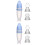 2Pièces Cuillères Bébé Silicone Facile À Nettoyer Transportables 5