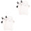 4 Pcs Exfoliating Bath Gloves For Skin Cleaning 5