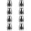 8 Pcs Funerary Bone Ash Container Stainless Cinerary Urn Mini Jar 10