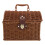 2Pcs Rattan Mahjong Storage Box With Lids Rectangular 20X15.5X15Cm 2