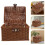 2Pcs Rattan Mahjong Storage Box With Lids Rectangular 20X15.5X15Cm 11