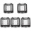 5Pcs Electrical Outlet Protector Circuit Distribution Cover Box 4