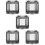 5Pcs Electrical Outlet Protector Circuit Distribution Cover Box 10