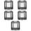 5Pcs Electrical Outlet Protector Circuit Distribution Cover Box 9