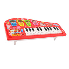 Kinder Elektronisches Klavierspielzeug 32,5x15,5cm Multifunktional Rot für 0-3 Jahre