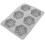 2Pcs 6 Cavities 3D Bee Honeycomb Silicone Soap Mold 1