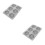 2Pcs 6 Cavities 3D Bee Honeycomb Silicone Soap Mold 7