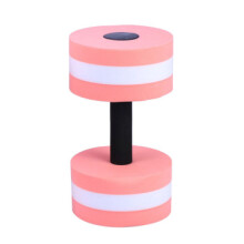 2Pcs Eva Floating Dumbbell Pink for Swimming Yoga Durable Eva Material