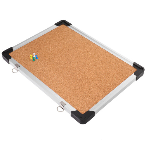 2Sets Multi-Color Cork Boards for Wall Office Home Use with ABS Frame