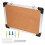 2Sets Multi-Color Cork Boards for Wall Office Home Use with ABS Frame 2