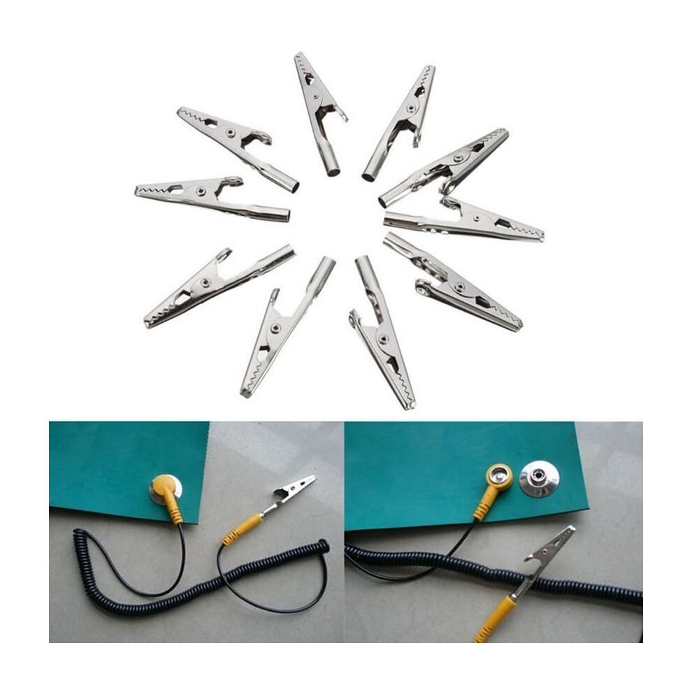 Stainless Steel For Alligator Clip Screw Probes 10-Pack For Crocodile Testing In Power Terminals 9084446275469