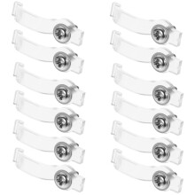 200Pcs Multi Bar Light Mounting Brackets Easy Install Waterproof Clips