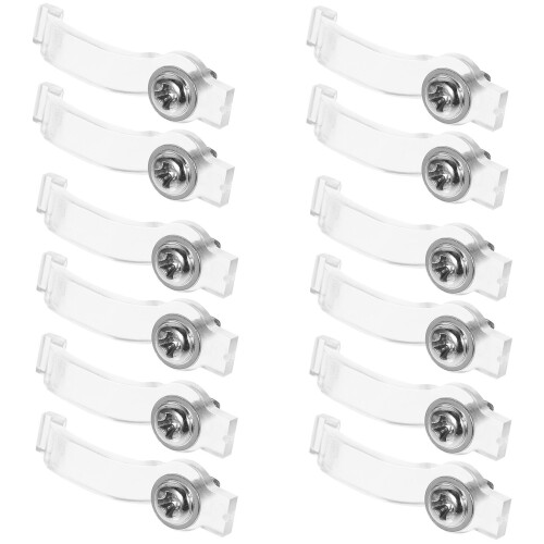 200Pcs Multi Bar Light Mounting Brackets Easy Install Waterproof Clips