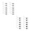 200Pcs Multi Bar Light Mounting Brackets Easy Install Waterproof Clips 8