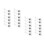 200Pcs Multi Bar Light Mounting Brackets Easy Install Waterproof Clips 3