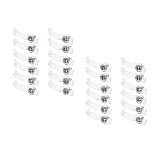 200Pcs Multi Bar Light Mounting Brackets Easy Install Waterproof Clips 2