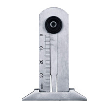 Tyre Depth Gauge Stainless Steel 0-30/0-50/0-60 Mm Range Tyre Tread Depth Gauge For Car And Motorcycle Silver