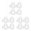 12 Pcs Fire Sprinkler Wall Mounted Iron Wire Cover 4