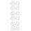 12 Pcs Fire Sprinkler Wall Mounted Iron Wire Cover 6