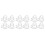 12 Pcs Fire Sprinkler Wall Mounted Iron Wire Cover 7