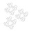12 Pcs Fire Sprinkler Wall Mounted Iron Wire Cover 8