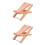 2Pcs Wooden Guitar Pedal Foldable Footstool Accessory Rest 5