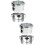 4 Pcs Replacement Pots For Wax Melting Machine Inner Metal Pan 9