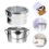 4 Pcs Replacement Pots For Wax Melting Machine Inner Metal Pan 11