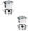 4 Pcs Replacement Pots For Wax Melting Machine Inner Metal Pan 8
