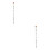 2Pcs Bamboo Flute For Beginners Adults Students White 9