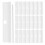 60 Pcs Vertical Blind Slats: Plastic Window Replacement 1