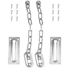 4 Pcs Stainless Steel Door Chain Lock Heavy Duty